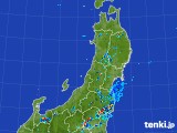 2017年07月13日の東北地方の雨雲レーダー