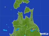 2017年07月13日の青森県の雨雲レーダー