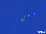 2017年07月14日の沖縄県(南大東島)の雨雲レーダー