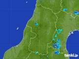 2017年07月15日の山形県の雨雲レーダー