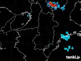 2017年07月17日の奈良県の雨雲レーダー