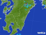 2017年07月19日の宮崎県の雨雲レーダー