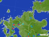 2017年07月21日の福岡県の雨雲レーダー