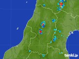 2017年07月21日の山形県の雨雲レーダー