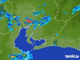 2017年07月25日の愛知県の雨雲レーダー