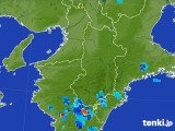 2017年07月26日の奈良県の雨雲レーダー