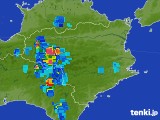 2017年07月27日の徳島県の雨雲レーダー