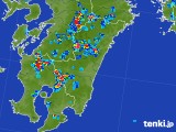 2017年07月27日の宮崎県の雨雲レーダー