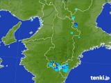 2017年07月28日の奈良県の雨雲レーダー