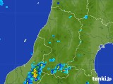 2017年07月28日の山形県の雨雲レーダー