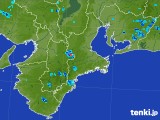 2017年07月30日の三重県の雨雲レーダー