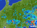 2017年08月01日の長野県の雨雲レーダー