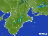 2017年08月02日の三重県の雨雲レーダー