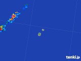 2017年08月02日の沖縄県(南大東島)の雨雲レーダー