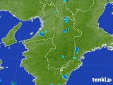 2017年08月06日の奈良県の雨雲レーダー