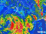 2017年08月07日の奈良県の雨雲レーダー