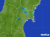 2017年08月07日の宮城県の雨雲レーダー