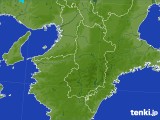 2017年08月09日の奈良県の雨雲レーダー
