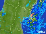 2017年08月12日の宮城県の雨雲レーダー