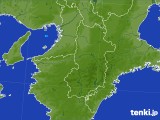 2017年08月13日の奈良県の雨雲レーダー