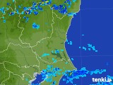 2017年08月14日の茨城県の雨雲レーダー