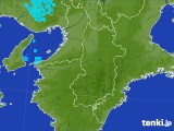 2017年08月14日の奈良県の雨雲レーダー
