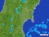 2017年08月14日の宮城県の雨雲レーダー