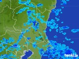 2017年08月16日の茨城県の雨雲レーダー