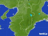 2017年08月17日の奈良県の雨雲レーダー