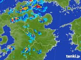 2017年08月17日の大分県の雨雲レーダー