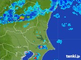 2017年08月18日の茨城県の雨雲レーダー