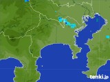 2017年08月19日の神奈川県の雨雲レーダー