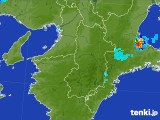 2017年08月22日の奈良県の雨雲レーダー