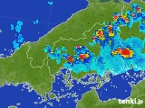 2017年08月22日の広島県の雨雲レーダー
