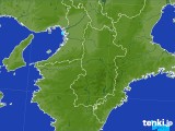 2017年08月24日の奈良県の雨雲レーダー
