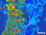 雨雲レーダー(2017年08月24日)