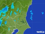 2017年08月25日の茨城県の雨雲レーダー