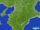 2017年08月25日の奈良県の雨雲レーダー