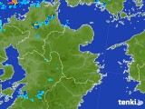 2017年08月25日の大分県の雨雲レーダー