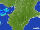 2017年08月26日の奈良県の雨雲レーダー