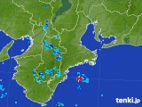 2017年08月28日の三重県の雨雲レーダー