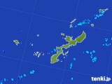 2017年08月29日の沖縄県の雨雲レーダー