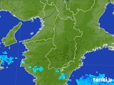 2017年09月15日の奈良県の雨雲レーダー