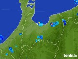 2017年09月18日の富山県の雨雲レーダー