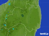 2017年09月23日の福島県の雨雲レーダー