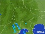 2017年09月23日の山梨県の雨雲レーダー