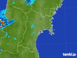 2017年09月29日の宮城県の雨雲レーダー