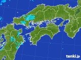 2017年10月01日の四国地方の雨雲レーダー