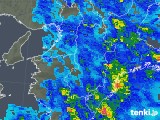 2017年10月06日の奈良県の雨雲レーダー