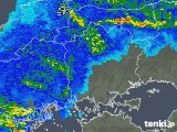 2017年10月06日の岡山県の雨雲レーダー